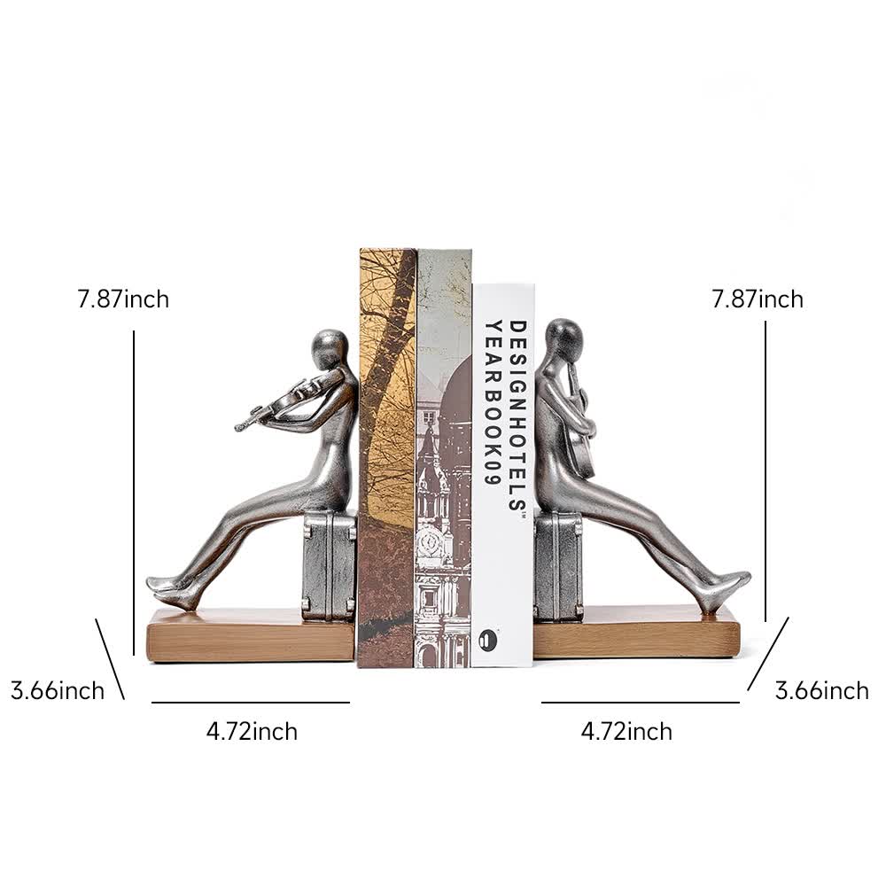 Ownkoti Musician Resin Decorative Sculpture Bookend - image 4
