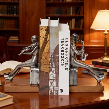 Ownkoti Musician Resin Decorative Sculpture Bookend - image 2