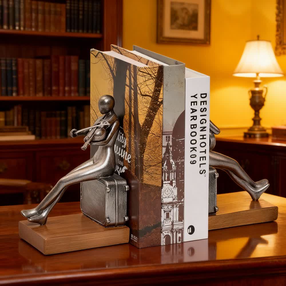 Ownkoti Musician Resin Decorative Sculpture Bookend - image 3