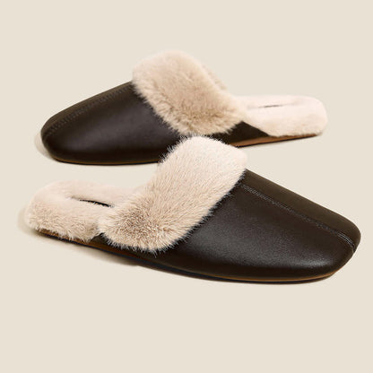 Ownkoti Simple Solid Plush House Slippers - image 10