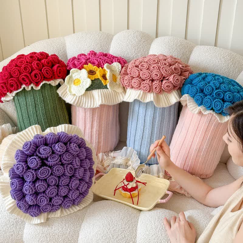 Ownkoti Rose Bouquet Pillow Blanket 2-in-1 - image 1