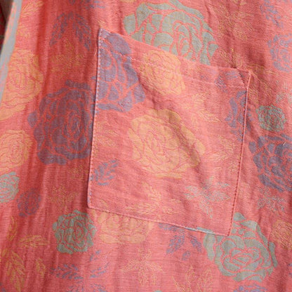 Ownkoti Romantic Rose Cotton Gauze Kimono Robe - image 14