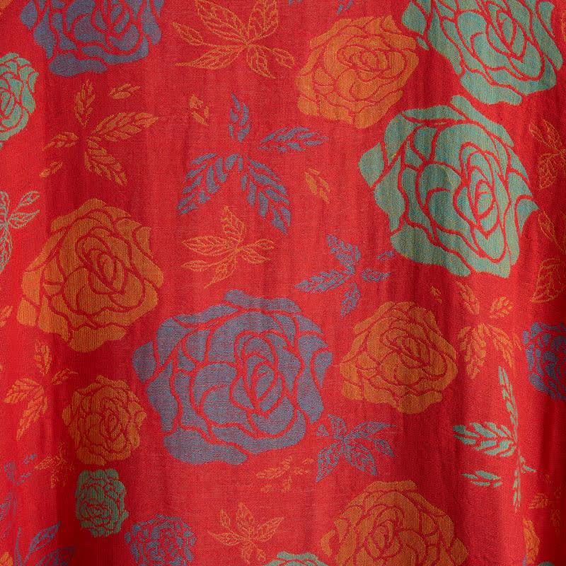 Ownkoti Romantic Rose Cotton Gauze Kimono Robe - image 7