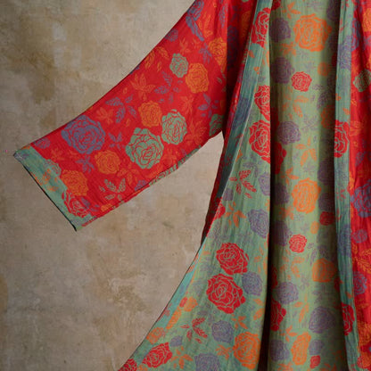 Ownkoti Romantic Rose Cotton Gauze Kimono Robe - image 4