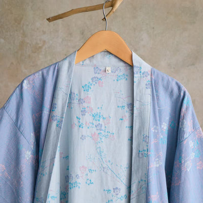 Ownkoti Graceful Plum Blossom Cotton Gauze Kimono Robe - image 3