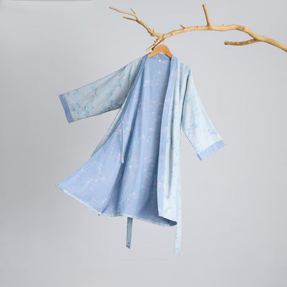 Ownkoti Graceful Plum Blossom Cotton Gauze Kimono Robe - image 8