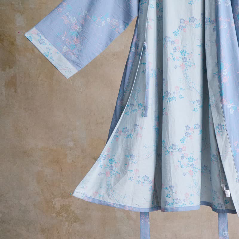 Ownkoti Graceful Plum Blossom Cotton Gauze Kimono Robe - image 4