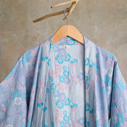 Ownkoti Charming Floral Cotton Gauze Kimono Robe - image 3
