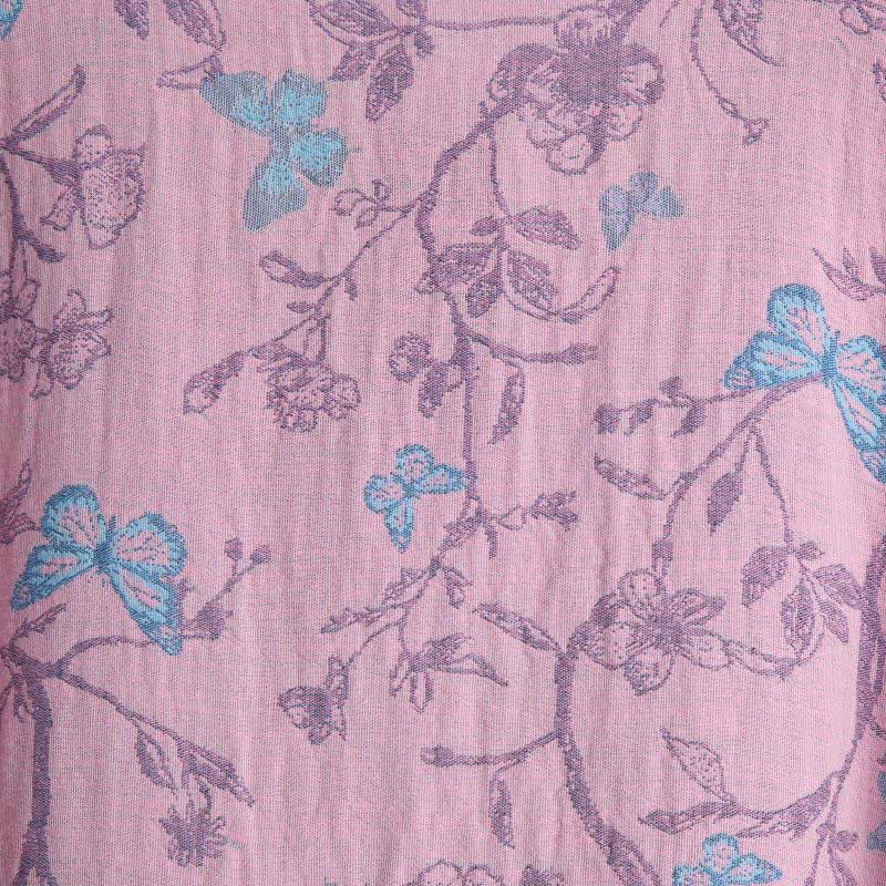 Ownkoti Elegant Floral Butterfly Cotton Gauze Kimono Robe - image 11