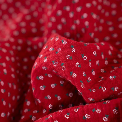 Ownkoti Red Floral Pure Cotton Pajama Set - image 15