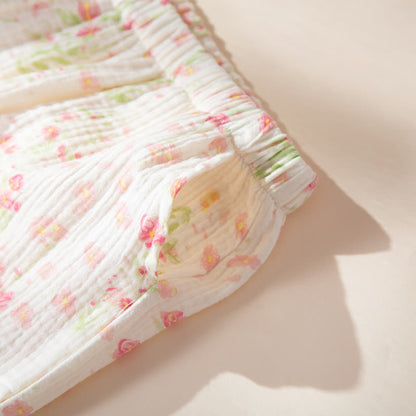 Ownkoti Elegant Begonia Cotton Gauze Pajama Set - image 9