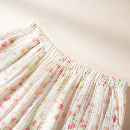 Ownkoti Elegant Begonia Cotton Gauze Pajama Set - image 8