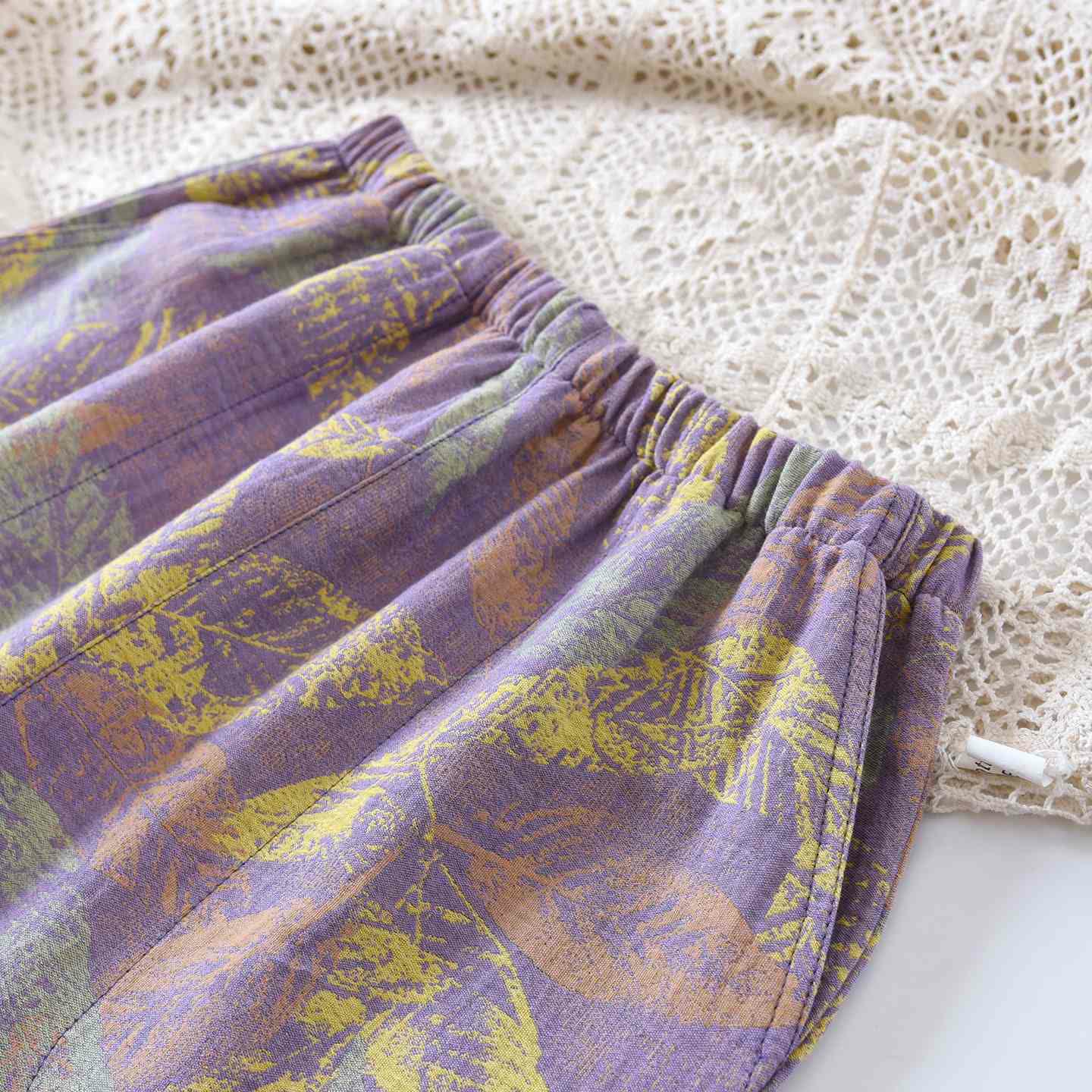 Ownkoti Oriental Style Leaf Pure Cotton Pajama Set - image 7