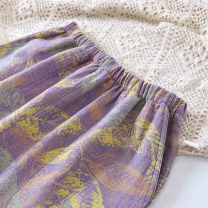 Ownkoti Oriental Style Leaf Pure Cotton Pajama Set - image 7