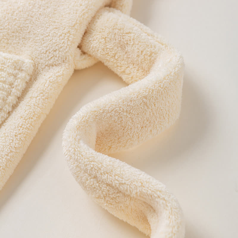 Ownkoti Floral Plush Child Robe with Pocket - image 4