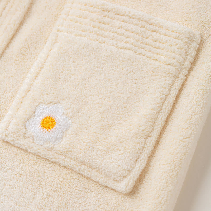 Ownkoti Floral Plush Child Robe with Pocket - image 2