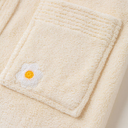 Ownkoti Floral Plush Child Robe with Pocket - image 2