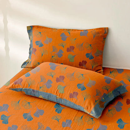 Ownkoti Ginkgo Biloba Cotton Jacquard Sheet Bedspread - image 6