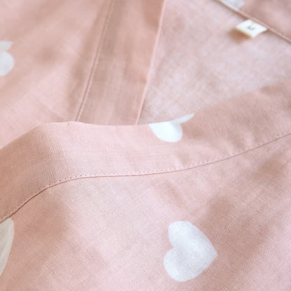 Ownkoti Heart Cotton Gauze Kimono Bathrobe - image 5