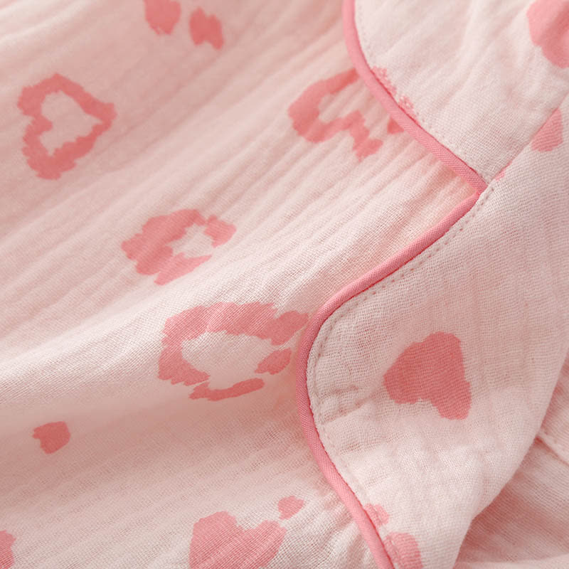 Ownkoti Heart Leopard Print Cotton Pajama Set - image 10