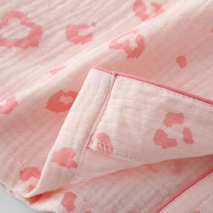 Ownkoti Heart Leopard Print Cotton Pajama Set - image 6