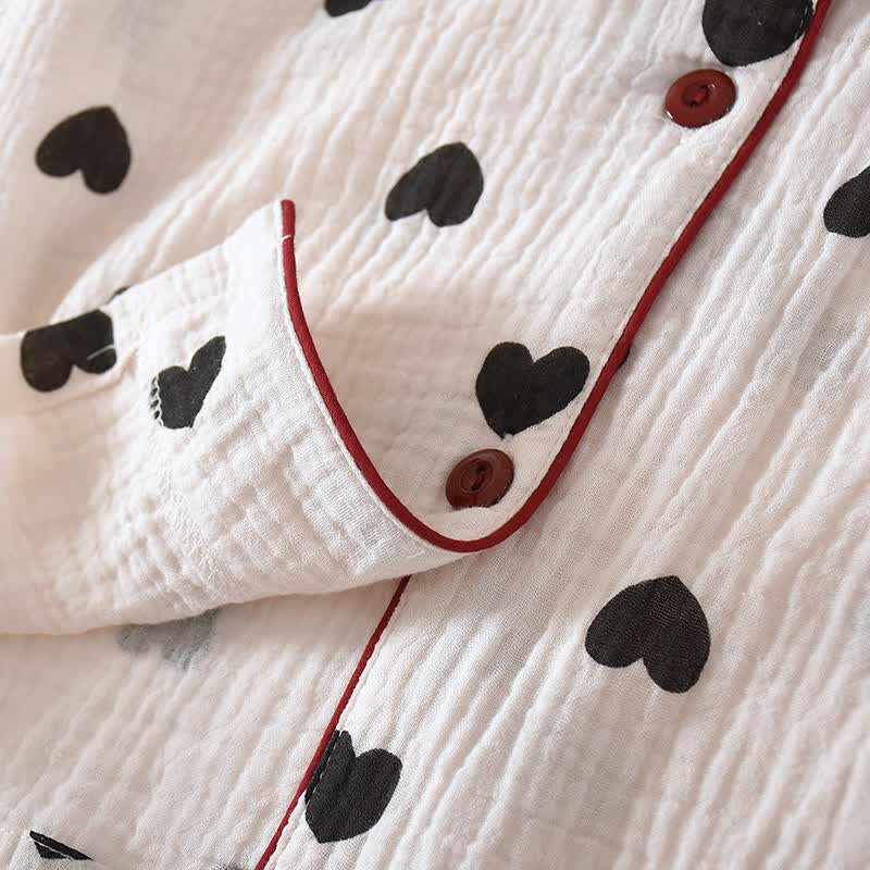 Ownkoti Black Heart Pure Cotton Pajama Set - image 7