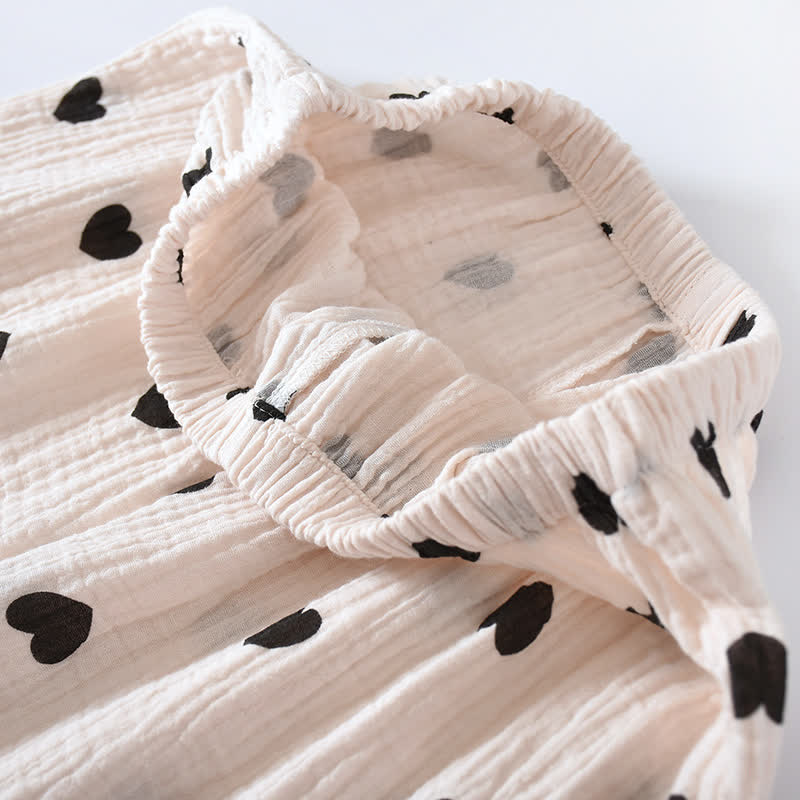 Ownkoti Black Heart Pure Cotton Pajama Set - image 11