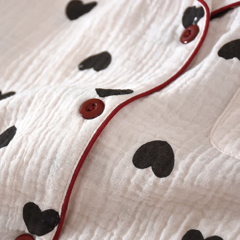 Ownkoti Black Heart Pure Cotton Pajama Set - image 6