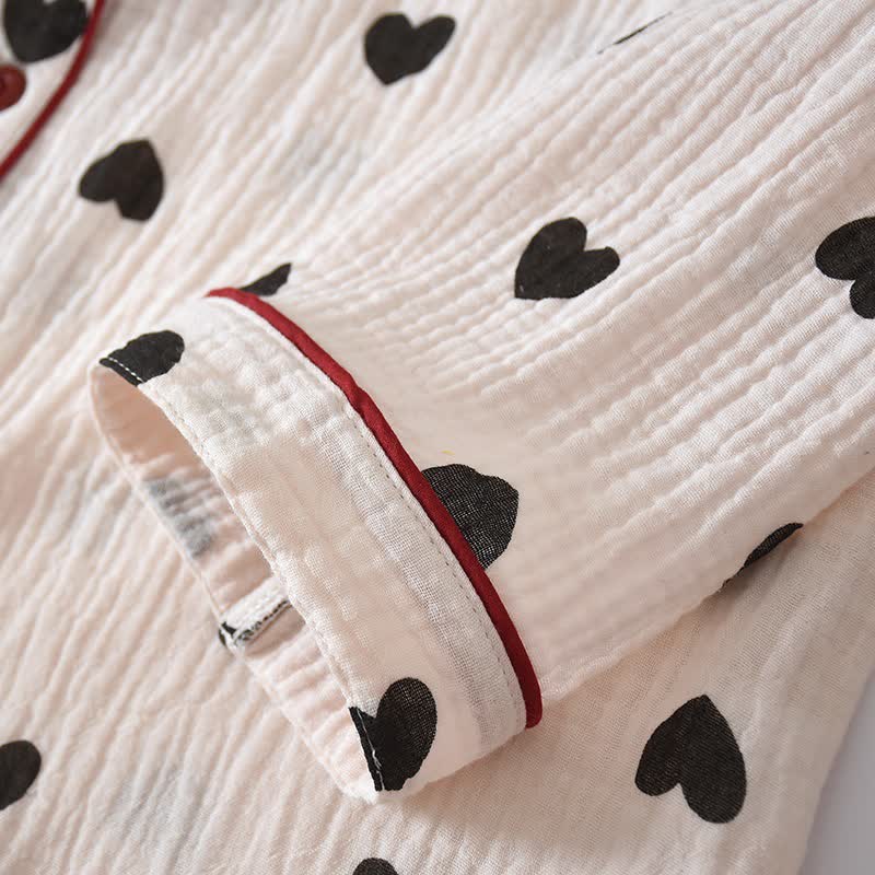 Ownkoti Black Heart Pure Cotton Pajama Set - image 8