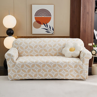 Ownkoti High-Stretch 3D Jacquard Couch Slipcover - Yellow - All-inclusive - 4-Seater 92" - 118" - image 13