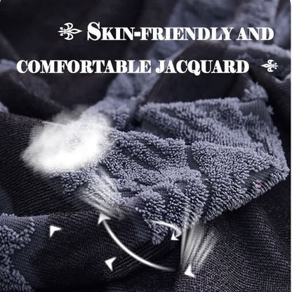 Ownkoti Jacquard Leaf Elastic Full-Wrap Slipcover - image 9