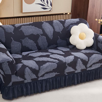 Ownkoti Jacquard Leaf Elastic Full-Wrap Slipcover - image 6