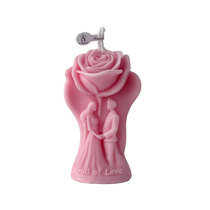 Ownkoti Romantic Rose Couple Scented Candle - image 5