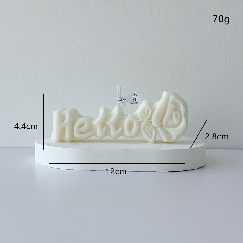 Ownkoti Creative Rose-Shaped Scented Candle - White - 4PCS - 1.1"W x 4.72"L x 1.73"H - image 3