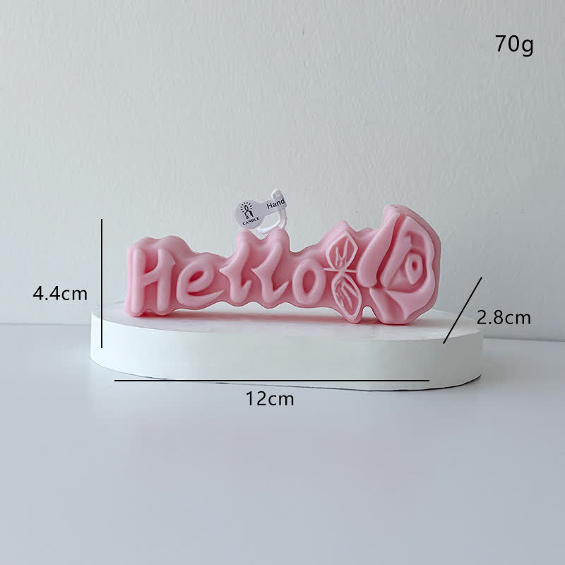 Ownkoti Creative Rose-Shaped Scented Candle - Pink - 4PCS - 1.1"W x 4.72"L x 1.73"H - image 2