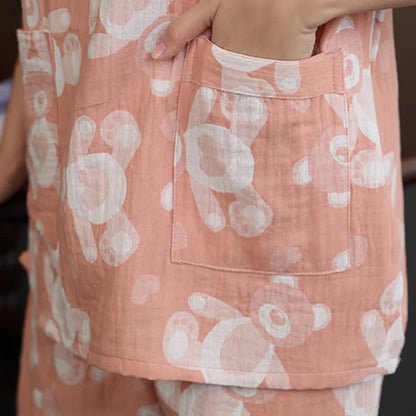 Ownkoti Bear Gauze Couple Sauna & Loungewear Set - image 6