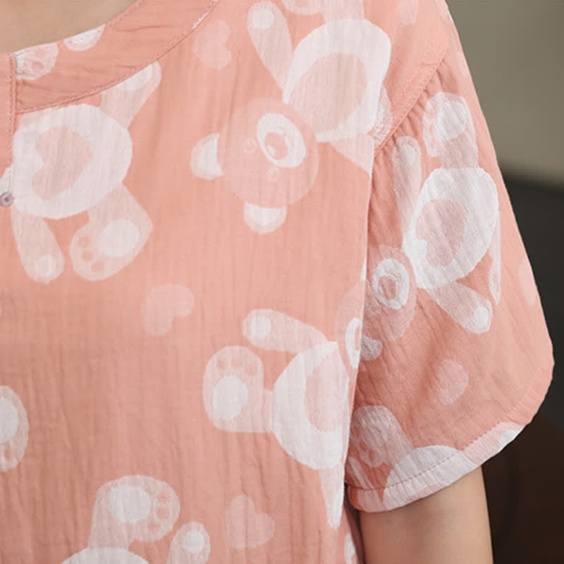 Ownkoti Bear Gauze Couple Sauna & Loungewear Set - image 7