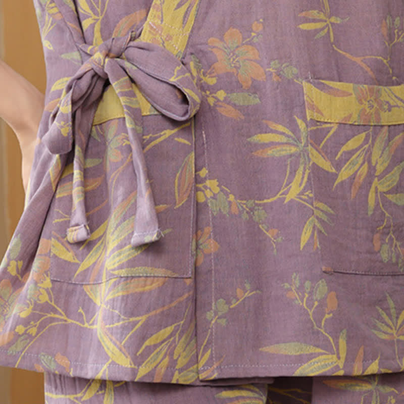 Ownkoti Quick-Dry Cotton Gauze Kimono Pajamas Set - image 8