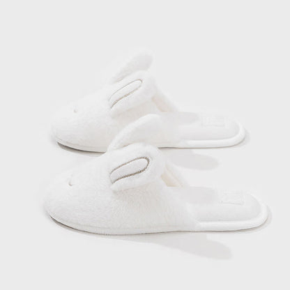 Ownkoti Cute Bunny Plush Closed-Toe Slippers - image 1
