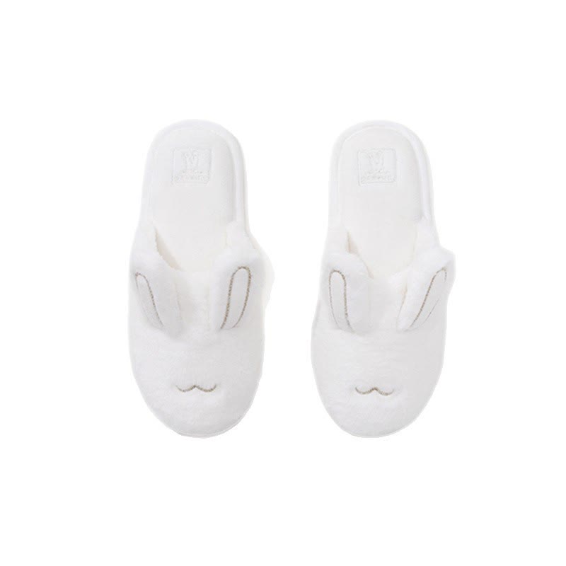 Ownkoti Cute Bunny Plush Closed-Toe Slippers - image 4