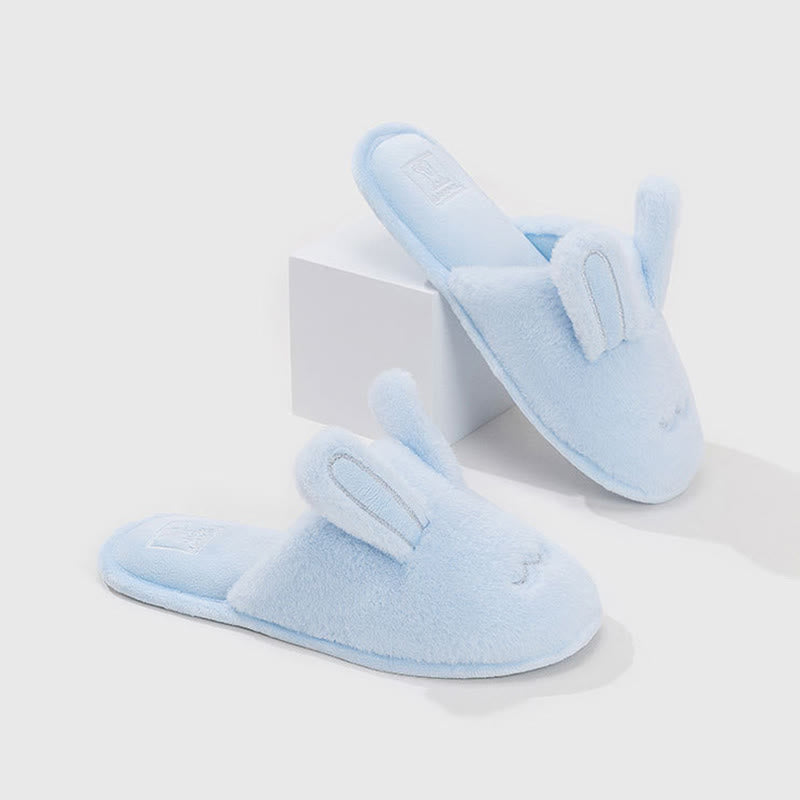 Ownkoti Cute Bunny Plush Closed-Toe Slippers - image 8