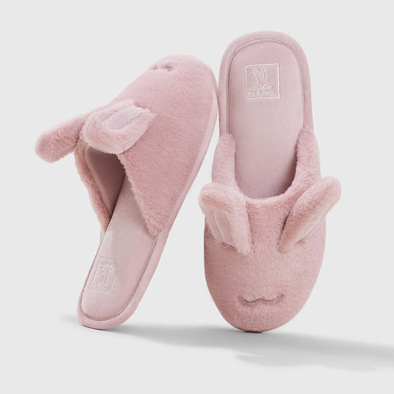Ownkoti Cute Bunny Plush Closed-Toe Slippers - image 14