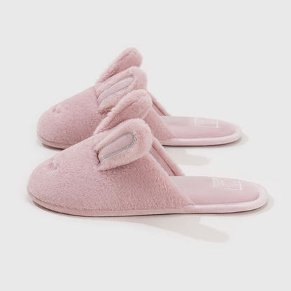 Ownkoti Cute Bunny Plush Closed-Toe Slippers - image 13