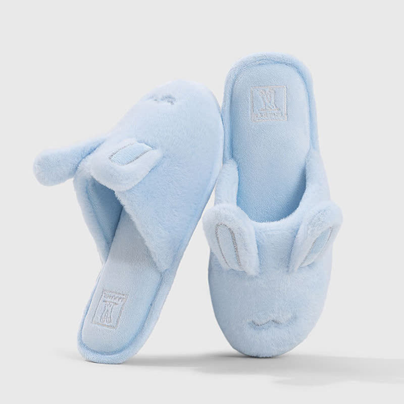 Ownkoti Cute Bunny Plush Closed-Toe Slippers - image 9
