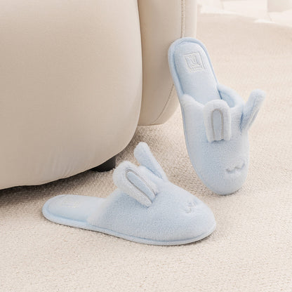 Ownkoti Cute Bunny Plush Closed-Toe Slippers - image 6