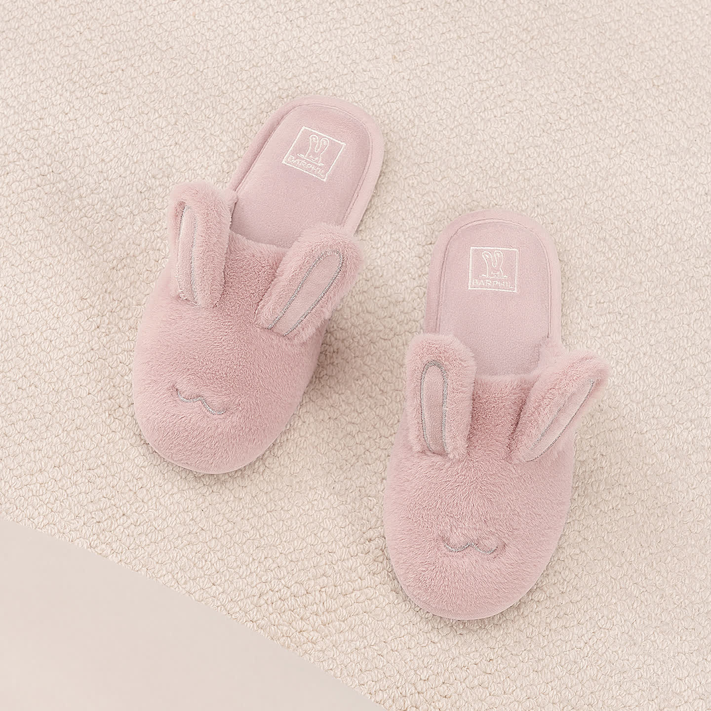 Ownkoti Cute Bunny Plush Closed-Toe Slippers - image 11