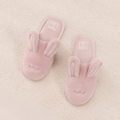 Ownkoti Cute Bunny Plush Closed-Toe Slippers - image 11