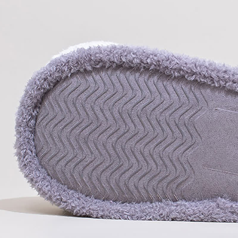 Ownkoti Cat Paw Lace-Up Closed-Toe Plush Slippers - image 16