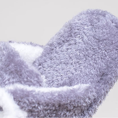 Ownkoti Cat Paw Lace-Up Closed-Toe Plush Slippers - image 17