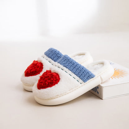Ownkoti Heart Pattern Plush House Slippers - image 2